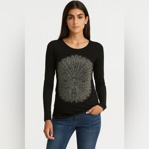 Lucky Brand Peacock Tee